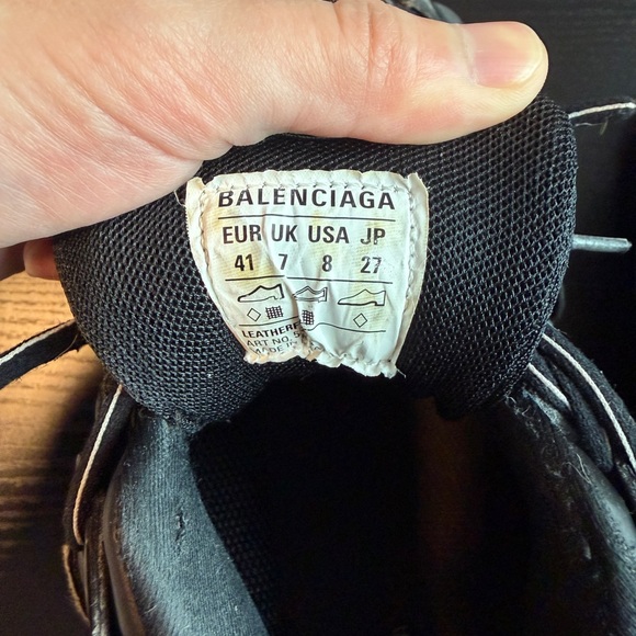 Balenciaga Men\'s Black Track Sneakers